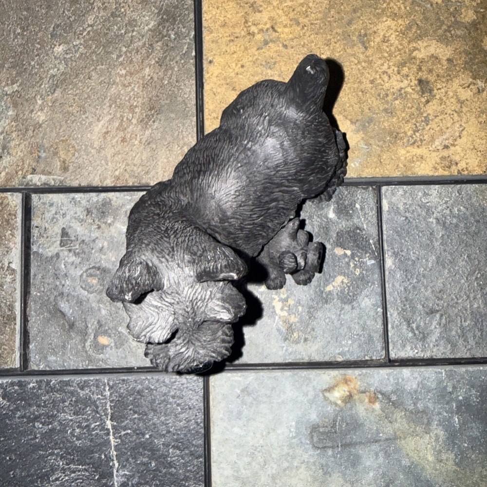 Vintage SCOTTY CERAMIC DOG PUREBRED PETS 1985 KATHY WISE ENESCO SCOTTIE - Picture 3 of 6